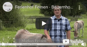 Video vom Ferienhof Feinen - Bauernhofurlaub in der Eifel